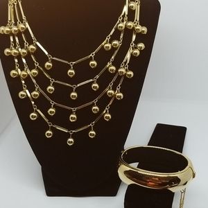 Necklace and bangle